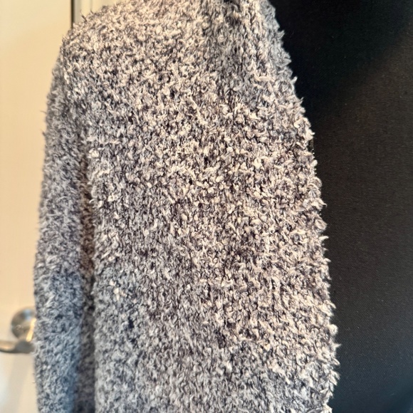 Women's Zip Up Cardigan, M, EUC, Hood, Heather gray - Picture 7 of 11